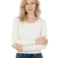 Round Neck Long Sleeve Crop Sweater Knit Crop Top MK3637 (S-XL)