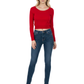 Round Neck Long Sleeve Crop Sweater Knit Crop Top MK3637 (S-XL)