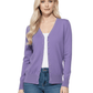 Women V-Neck Button Down Knit Cardigan Sweater MK5178 (S-XL)