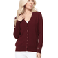 Women V-Neck Button Down Knit Cardigan Sweater MK5178 (S-XL)