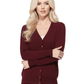 Women V-Neck Button Down Knit Cardigan Sweater MK5178 (S-XL)