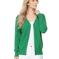 Women V-Neck Button Down Knit Cardigan Sweater MK5178 (S-XL)