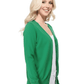 Women V-Neck Button Down Knit Cardigan Sweater MK5178 (S-XL)