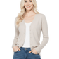 Women V-Neck Button Down Knit Cardigan Sweater MK5178 (S-XL)