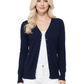 Women V-Neck Button Down Knit Cardigan Sweater MK5178 (S-XL)