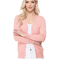 Women V-Neck Button Down Knit Cardigan Sweater MK5178 (S-XL)