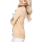 Women V-Neck Button Down Knit Cardigan Sweater MK5178 (S-XL)
