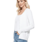 Women V-Neck Button Down Knit Cardigan Sweater MK5178 (S-XL)
