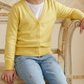 Girls Long Sleeve V neck Sweater Cardigan MK5178KID (2/4-10/12)