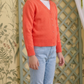Girls Long Sleeve V neck Sweater Cardigan MK5178KID (2/4-10/12)