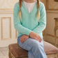 Girls Long Sleeve V neck Sweater Cardigan MK5178KID (2/4-10/12)