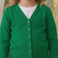Girls Long Sleeve V neck Sweater Cardigan MK5178KID (2/4-10/12)