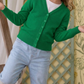 Girls Long Sleeve V neck Sweater Cardigan MK5178KID (2/4-10/12)