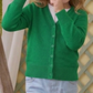 Girls Long Sleeve V neck Sweater Cardigan MK5178KID (2/4-10/12)