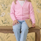 Girls Long Sleeve V neck Sweater Cardigan MK5178KID (2/4-10/12)
