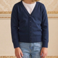 Girls Long Sleeve V neck Sweater Cardigan MK5178KID (2/4-10/12)