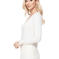 Long Sleeve V-Neck Soft Lightweight Knit Sweater Pullover MK5501 (S-XL)