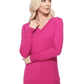 Long Sleeve V-Neck Soft Lightweight Knit Sweater Pullover MK5501 (S-XL)