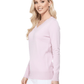 Long Sleeve V-Neck Soft Lightweight Knit Sweater Pullover MK5501 (S-XL)