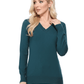 Long Sleeve V-Neck Soft Lightweight Knit Sweater Pullover MK5501 (S-XL)