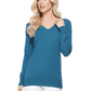 Long Sleeve V-Neck Soft Lightweight Knit Sweater Pullover MK5501 (S-XL)