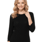 Round Neck Cable Knit Long Sleeve Sweater Dres MK8002 (S-L)