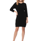 Round Neck Cable Knit Long Sleeve Sweater Dres MK8002 (S-L)
