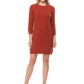 Round Neck Cable Knit Long Sleeve Sweater Dres MK8002 (S-L)