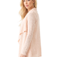 Long Sleeve Soft Sheer Slub Open Front Summer Cardigan MK8080 (S-L)