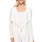 Long Sleeve Soft Sheer Slub Open Front Summer Cardigan MK8080 (S-L)