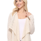 Long Sleeve Soft Sheer Slub Open Front Summer Cardigan MK8080 (S-L)