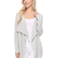 Long Sleeve Soft Sheer Slub Open Front Summer Cardigan MK8080 (S-L)