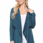 Long Sleeve Soft Sheer Slub Open Front Summer Cardigan MK8080 (S-L)
