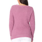 Pop Corn Stitch Long Sleeve Casual Sweater Top MK8114