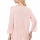 Semi See-through Boat neck Hi-Low Knit Top MK8139 (S-L)
