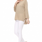 Semi See-through Boat neck Hi-Low Knit Top MK8139 (S-L)
