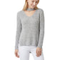 V-Neck Choker Style Side Slit Casual Knit Pullover Sweater MK8143 (S-L)