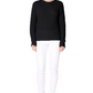 Crewneck Waffle Knit Long Sleeve Thin Pullover Sweater MK8176 (S-L)