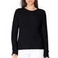 Crewneck Waffle Knit Long Sleeve Thin Pullover Sweater MK8176 (S-L)