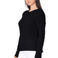 Crewneck Waffle Knit Long Sleeve Thin Pullover Sweater MK8176 (S-L)