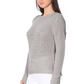 Crewneck Waffle Knit Long Sleeve Thin Pullover Sweater MK8176 (S-L)