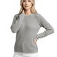 Crewneck Waffle Knit Long Sleeve Thin Pullover Sweater MK8176 (S-L)