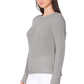 Crewneck Waffle Knit Long Sleeve Thin Pullover Sweater MK8176 (S-L)