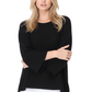 Boat Neck Bell Sleeve High Low Pullover Sweater MK8200 (S-L)