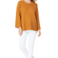 Boat Neck Bell Sleeve High Low Pullover Sweater MK8200 (S-L)
