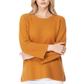 Boat Neck Bell Sleeve High Low Pullover Sweater MK8200 (S-L)