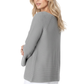 Boat Neck Bell Sleeve High Low Pullover Sweater MK8200 (S-L)