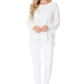 Boat Neck Bell Sleeve High Low Pullover Sweater MK8200 (S-L)