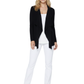 Long Sleeve Open Front Draped Stylish Cape Sweater Cardigan MK8218 (S-L)