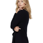 Long Sleeve Open Front Draped Stylish Cape Sweater Cardigan MK8218 (S-L)